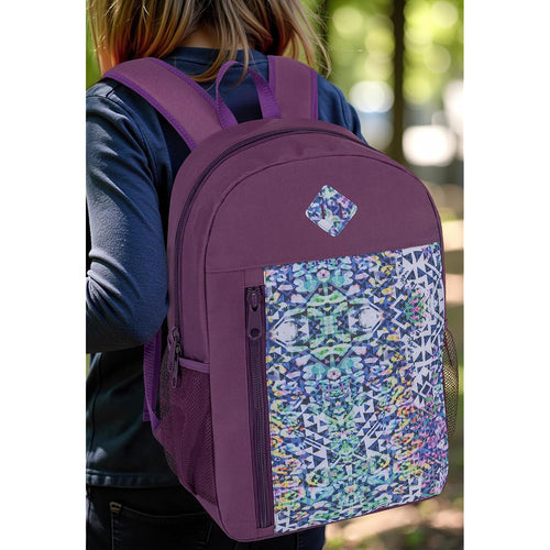 24 Pack 19" Bulk Padded Back Backpacks For Kids Bookbags, 8 Prints | Wholesale School Bags For Middle & High Students, 8 Assorted Prints, Heavy Duty Bags For Charity Giveaways & Supplies