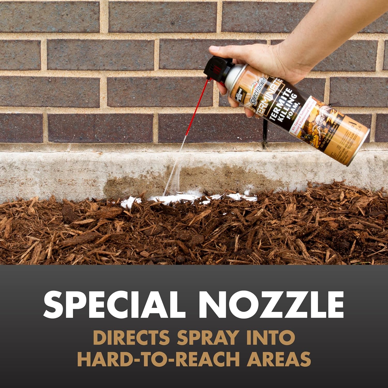 Spectracide Terminate Termite Killing Foam 16 Ounces, For Indoor And Outdoor Use
