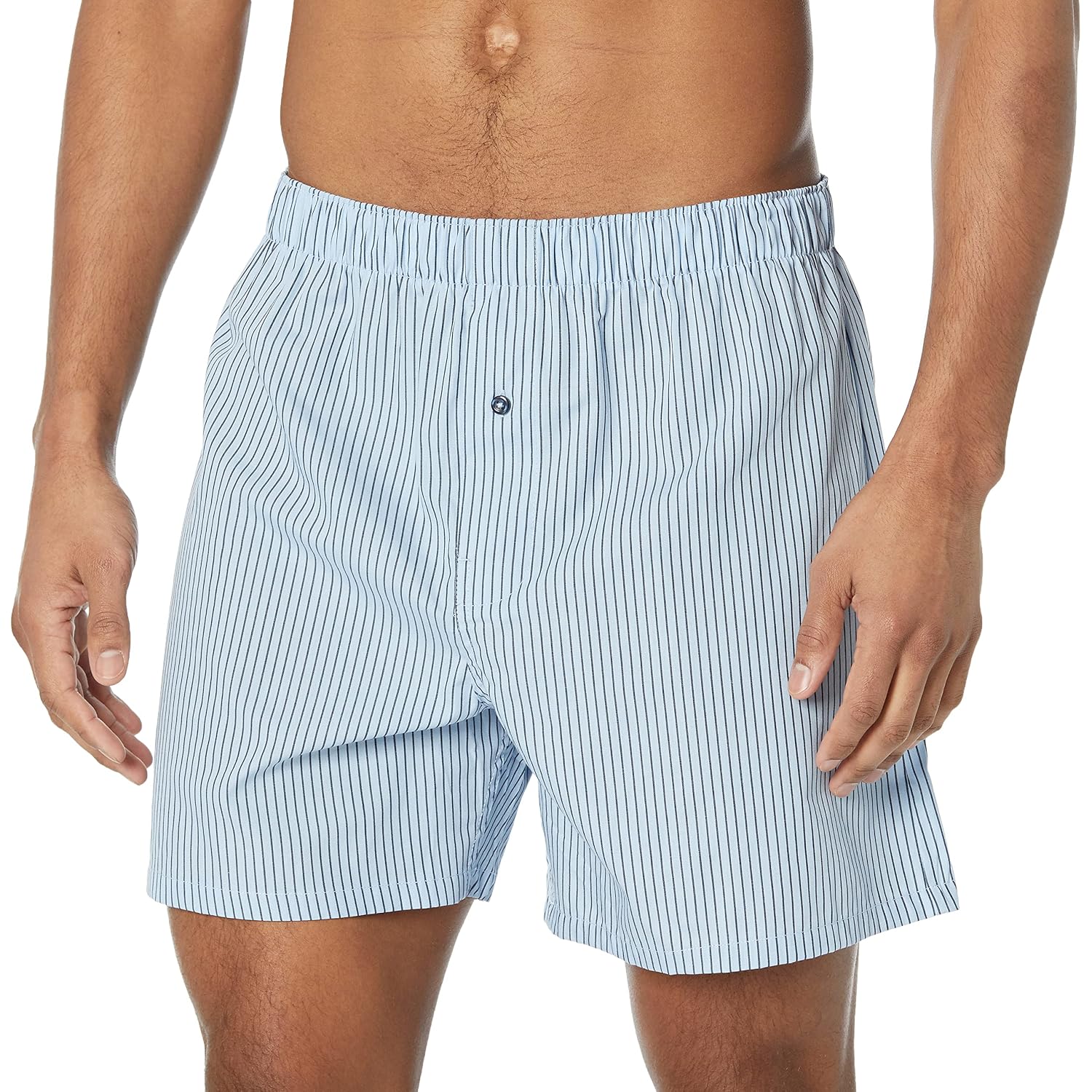 Amazon Essentials Men'S Woven Cotton Boxer Short Underwear (Available In Big & Tall)