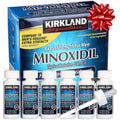 Minoxidil Liquid Extra Strength Hair Regrowth Treatment For Men, 5% Topical Solution, 6 Months Supply - Dropper Applicator And Bonus Free Instructional Guide Included