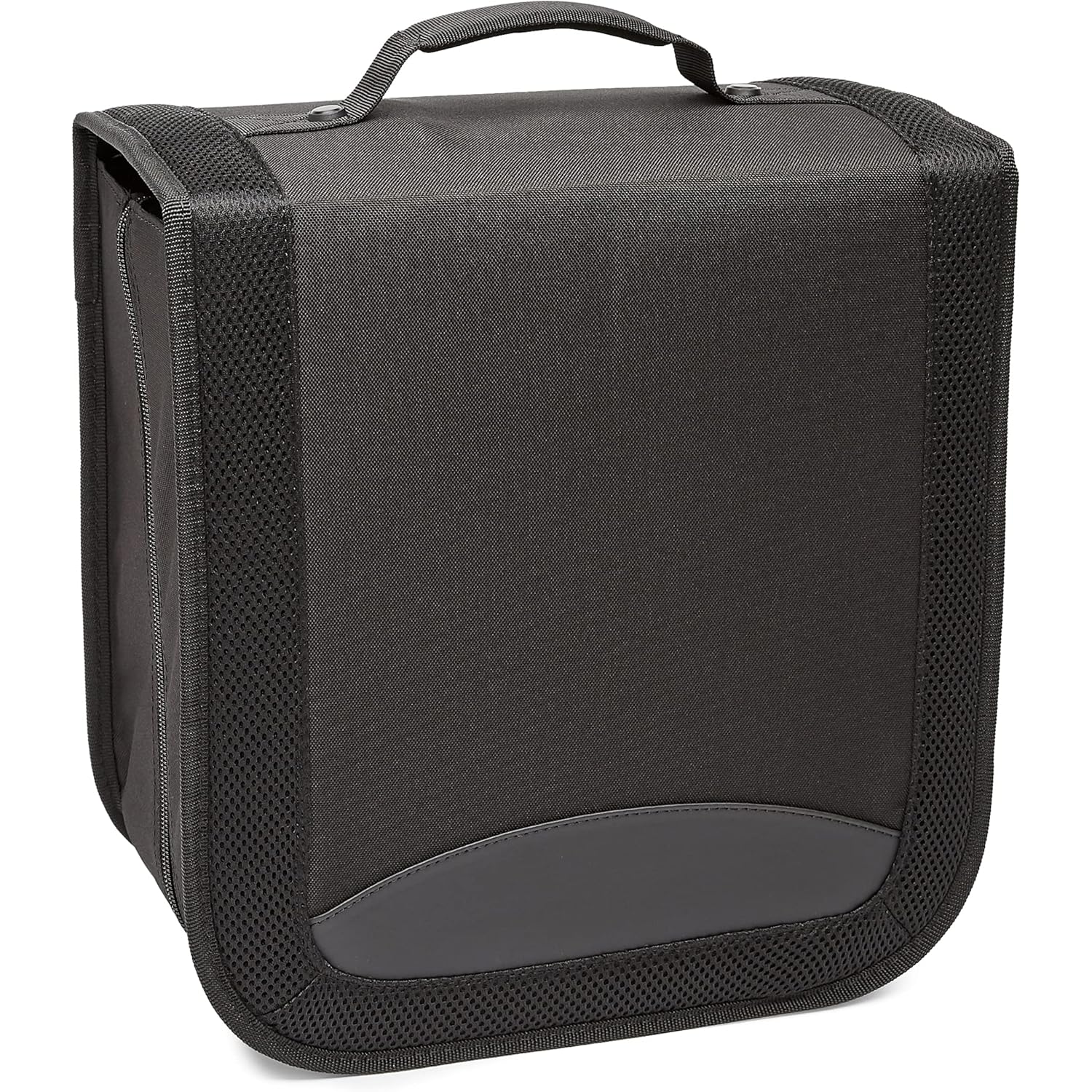 Amazon Basics Polyester CD/DVD Portable Storage Binder with Handle, 400-Capacity, Black