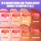 NYX PROFESSIONAL MAKEUP Wonder Snatch Setting Powder, Lifting Loose Powder With Up To 16HR Wear - Sugar Serve (Translucent Light)