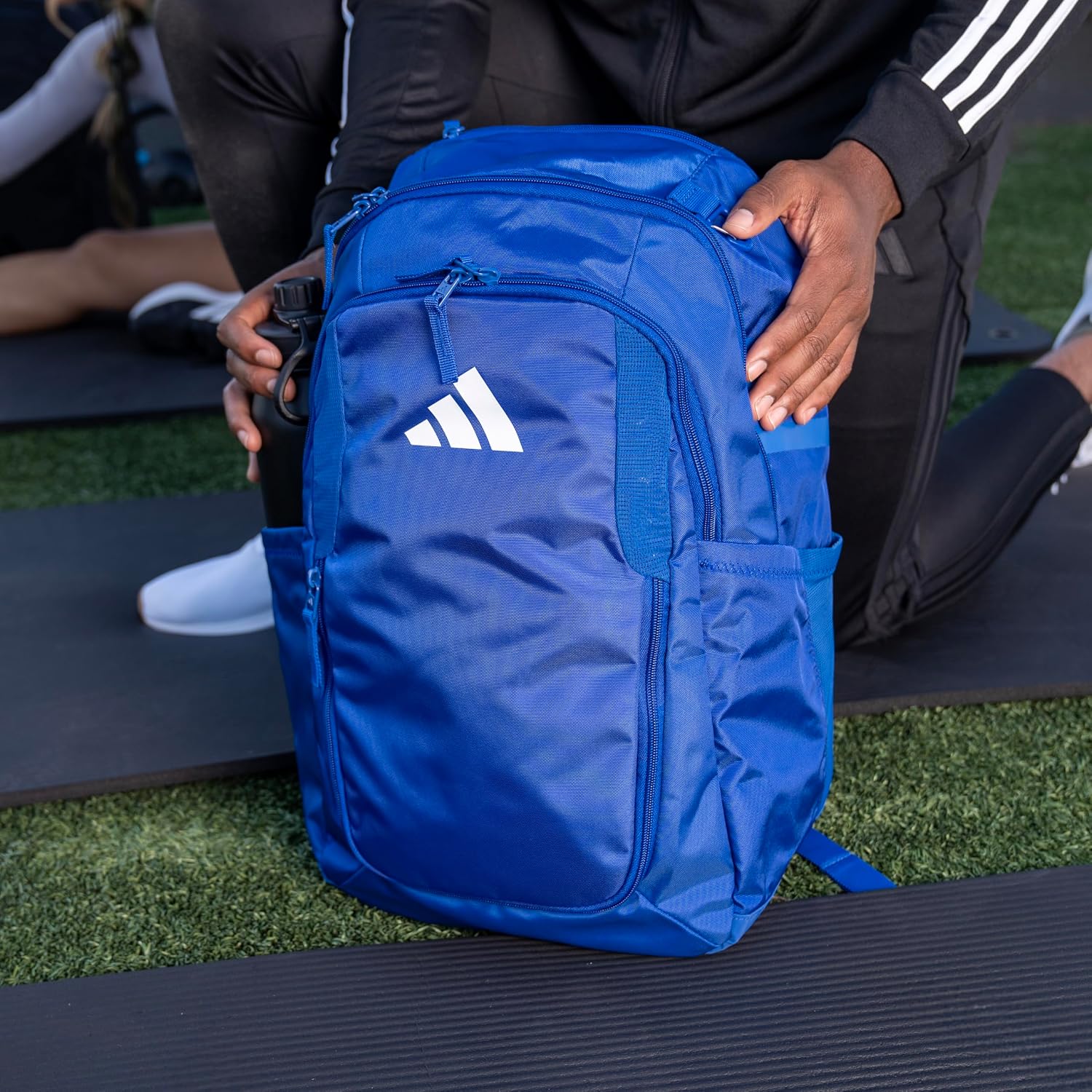 Adidas Stadium 4 Soccer Backpack – Team Sports Bag With Ball Pocket, 36L