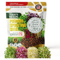 Todd'S Seeds Broccoli & Friends Mix 1/4 Lb - Broccoli Alfalfa Radish Clover | Broccoli, Clover, Radish & Alfalfa. Fast-Growing Microgreens In 5 Days. Chemical Free, High Germination. Usa Made Since 2009.