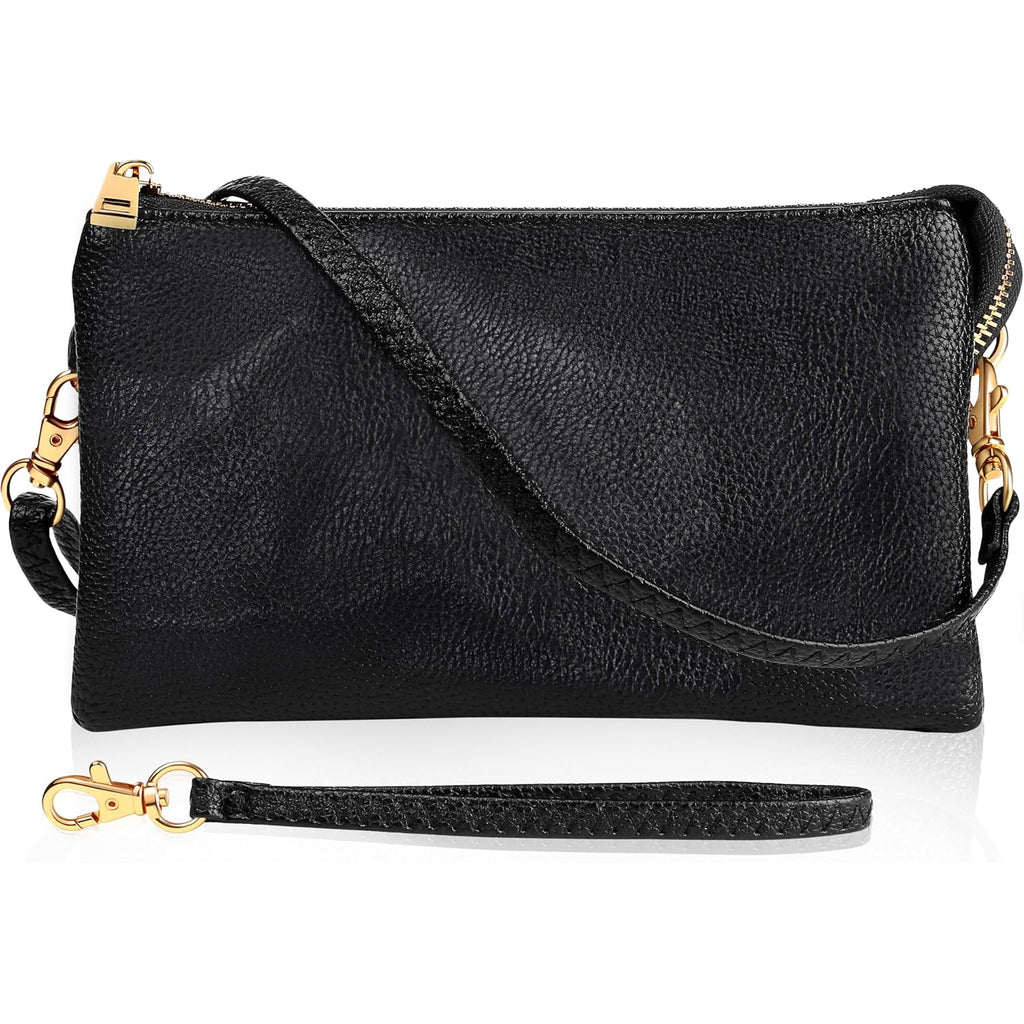Humble Chic Ny Vegan Leather Wristlet Purse For Women - Small Clutch Purse With Shoulder And Wrist Straps