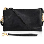 Humble Chic Ny Vegan Leather Wristlet Purse For Women - Small Clutch Purse With Shoulder And Wrist Straps