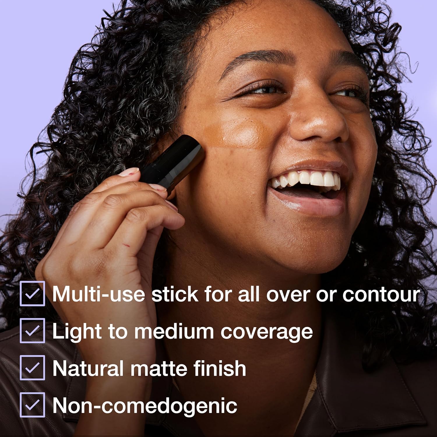 Maybelline Fit Me Shine-Free + Balance Foundation Stick, Multi-Use Face Makeup and Contour Stick For Natural, Matte Coverage, Natural Beige, 1 Count
