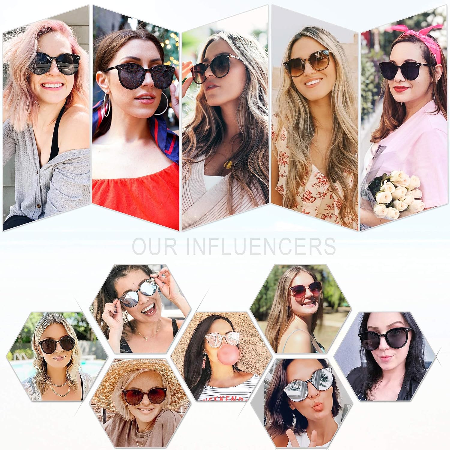 SOJOS Sunglasses Womens Trendy 2025 Classic Round Retro Vintage Shades Large Frame Sunnies SJ2067 Jelly Brown