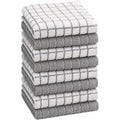 Bumble Dish Cloths (8 Pack) | 12" x 12" | 100% Cotton Kitchen Towels | 405 GSM | Soft, Highly Absorbent & Durable Dish Towels for Kitchen | Gray