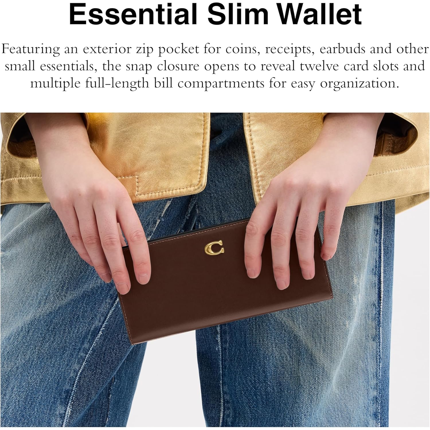 COACH Essential Skinny Wallet