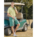 Puli Men'S Golf Hybrid Dress Shorts Stretch Flat Front Quick Dry 10” Inseam | Lightweight Performance Regular Fit Multiple Pockets Machine Washable For Effortless Care