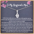 NOREGRET Gift to My Boyfriends Mom Necklace 925 Sterling Silver Necklace Gifts for Boyfriends Mom Mothers Day Gift Birthday Gifts
