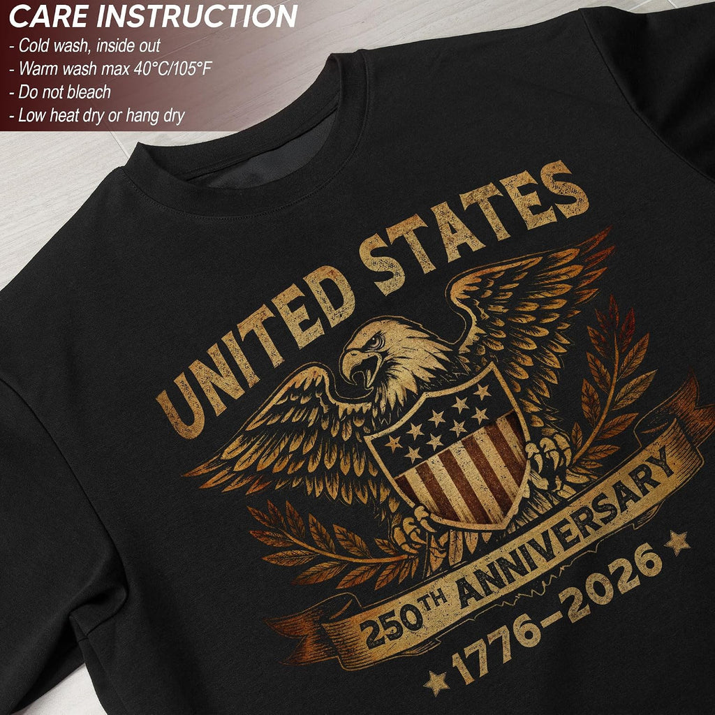 250 Anniversary Usa Shirt, Usa Eagle Graphic Shirt For Men | Show Your Pride With These Stylish Men'S Patriotic Shirts, Crafted For Bold Expression And Comfortable, Everyday Wear.