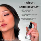 Mehron Makeup Paradise Makeup AQ & Barrier Spray Combo Pack | Before & After Setting Spray 2 fl oz (60 ml) Plus Pro Size Water Activated Face Paint & Body Paint 1.4 oz (40 g) (Purple)