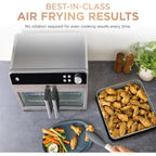 Ninja | French Door Premier Air Fry Oven | 10-In-1 Functions | 20.3-Qt Capacity | 5-Qt Air Fry Basket, Sheet Pan, Wire Rack, Broil Rack | Pfas-Free Cooking Surface, Dishwasher-Safe Accessories | Fo101