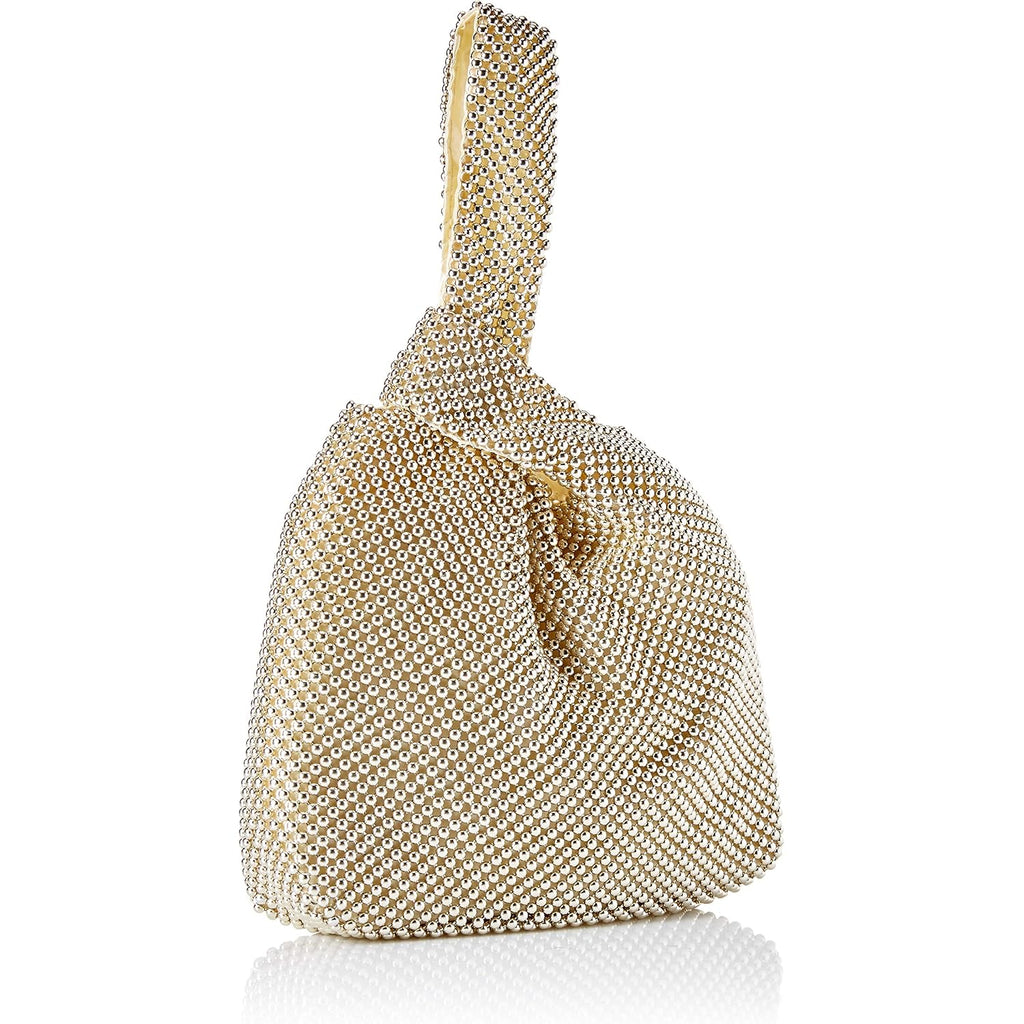 Jessica Mcclintock Womens Logan Mesh Pouch Evening Bag