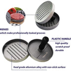 Burger Press 150 Patty Papers Set | Non-Stick Hamburger Press Patty Maker Mold With Free Wax Paper Sheets | Meat Beef Cheese Veggie Burger Maker For Grill Griddle Bbq Barbecue | Bpa Free