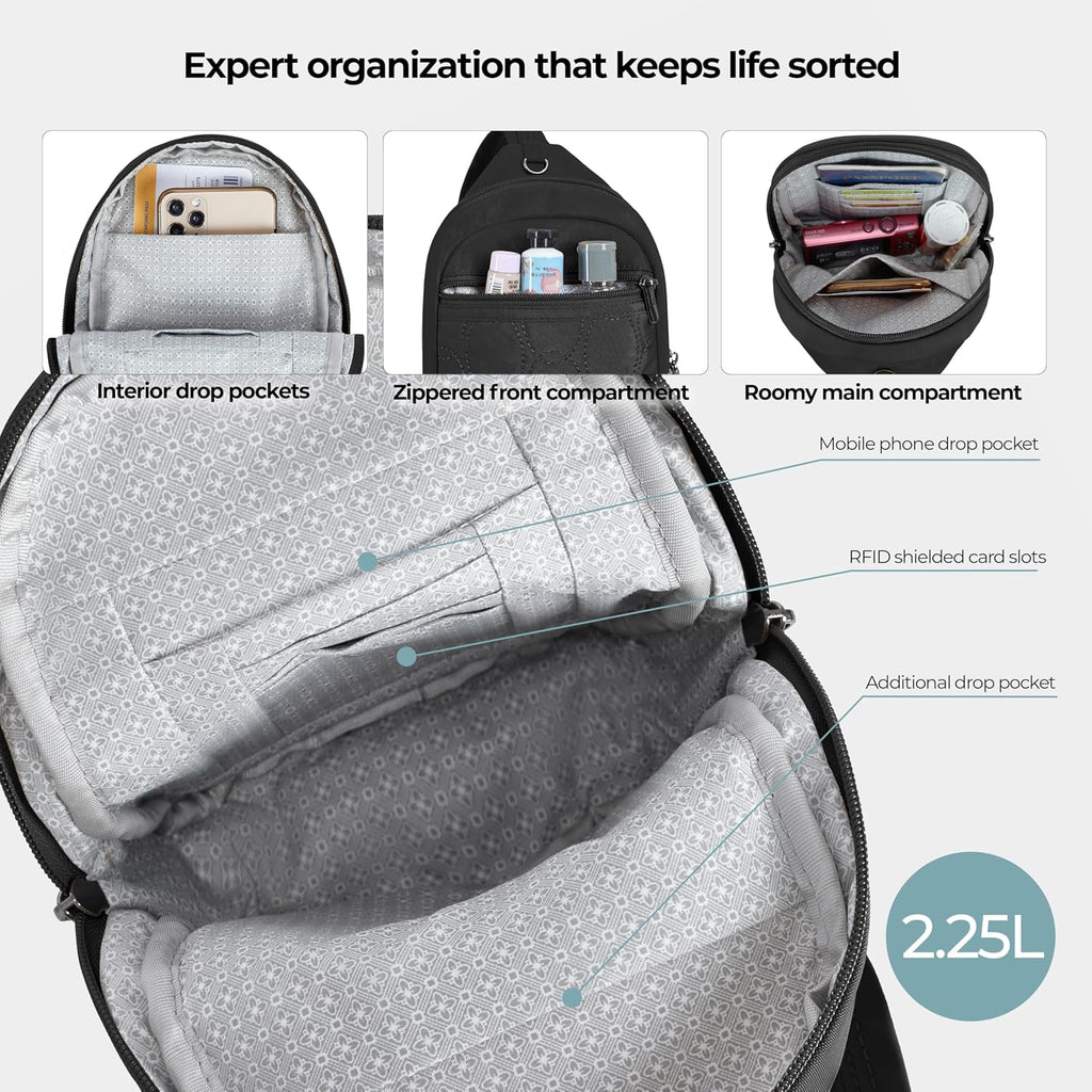 Travelon Anti-Theft Runways Small Sling