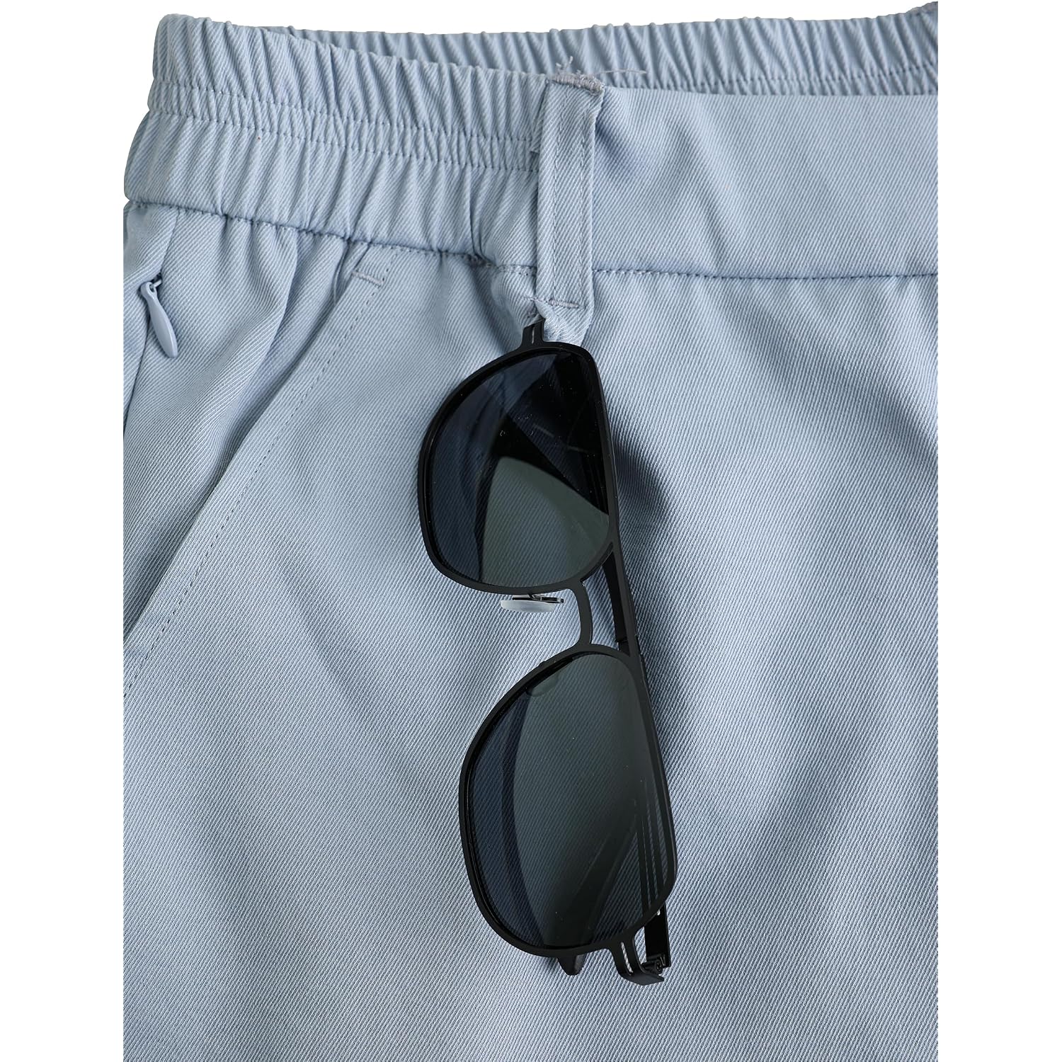 Jotook Mens Casual Shorts 7 Inch Lightweight Golf Shorts Summer Quick Dry Elastic Waist Hiking Short With Pockets