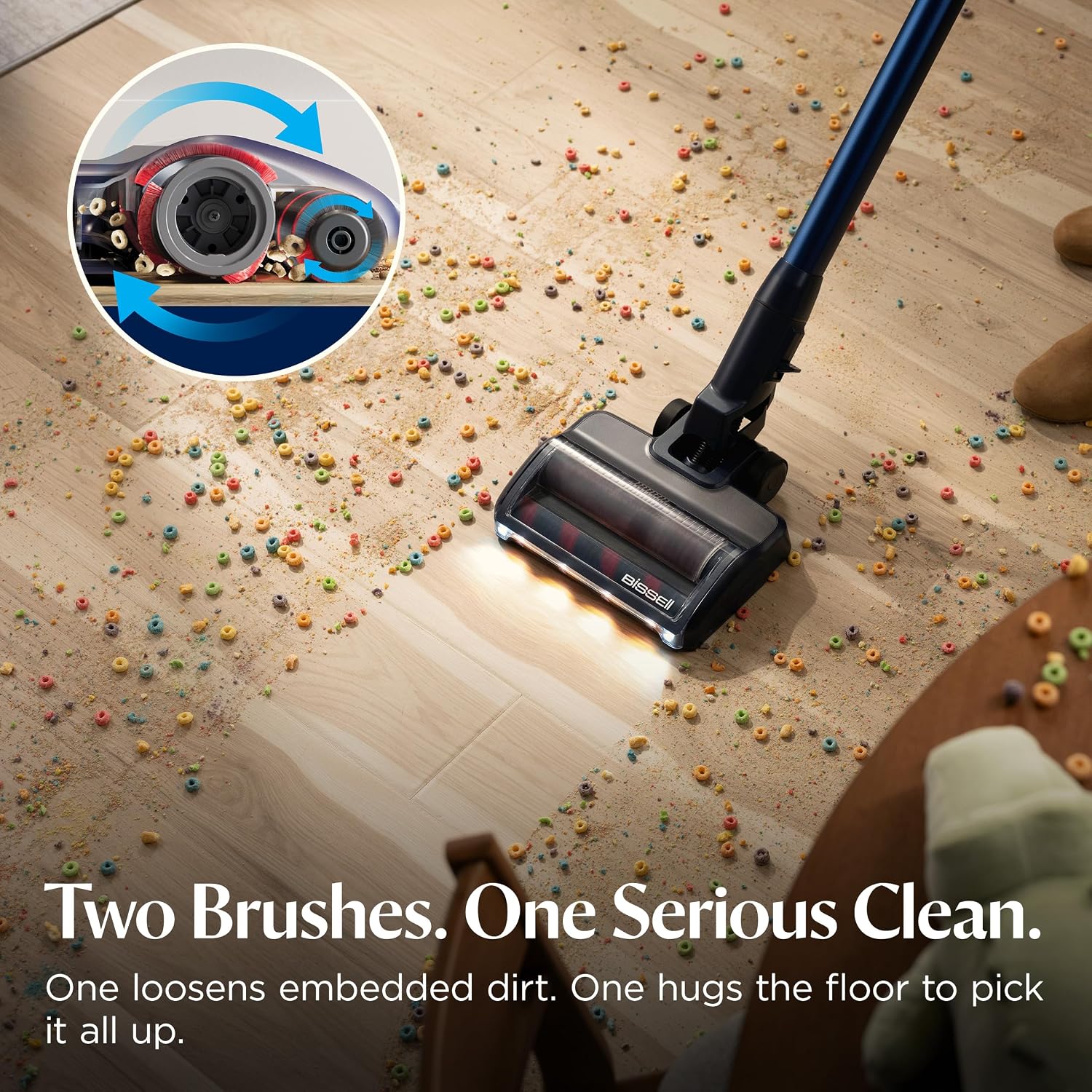 Bissell Powerclean Dualbrush 280W Self-Standing Vacuum, 4196K