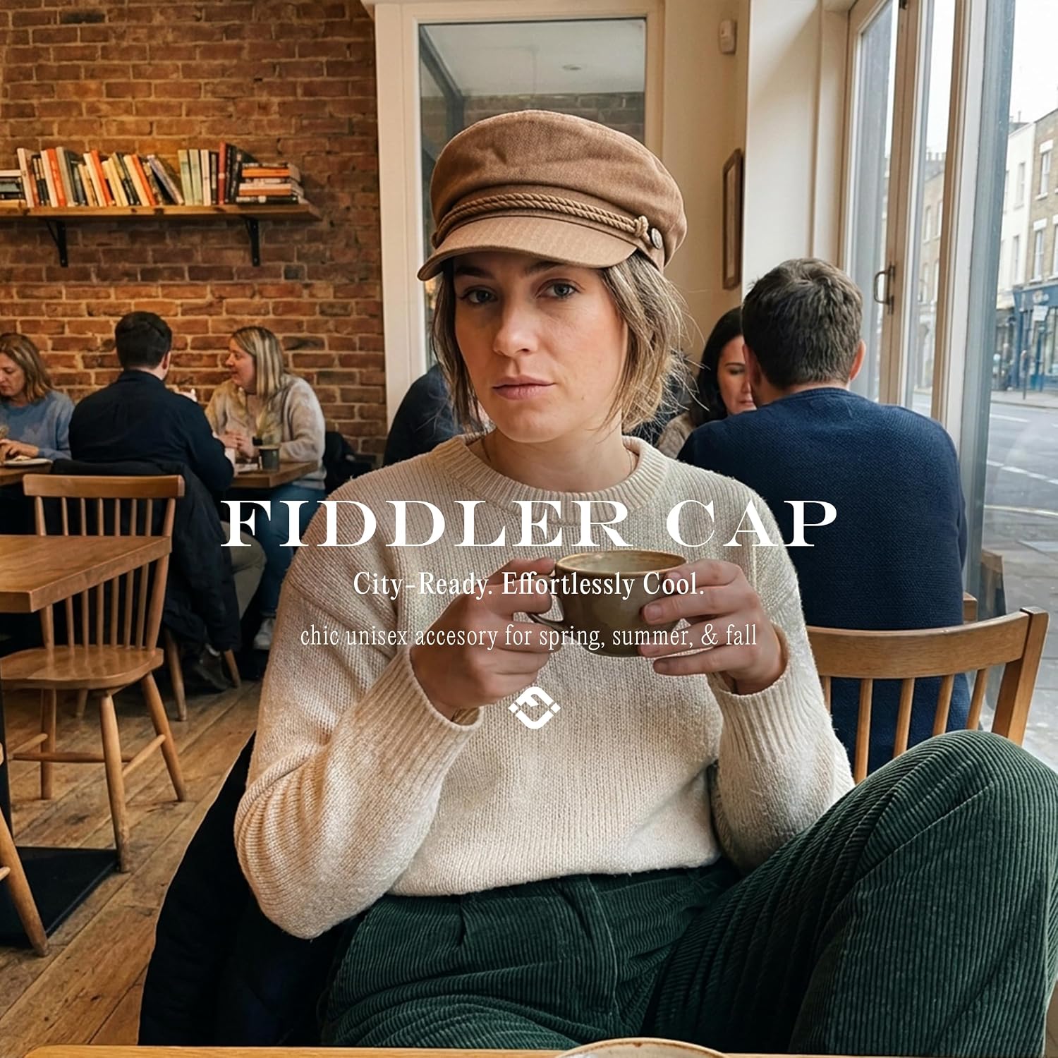 Funky Junque Newsboy Hat For Women – Trendy Greek Fisherman Cap, Classic Women'S Baker Boy Newsies Hat, Ladies Fashion Caps