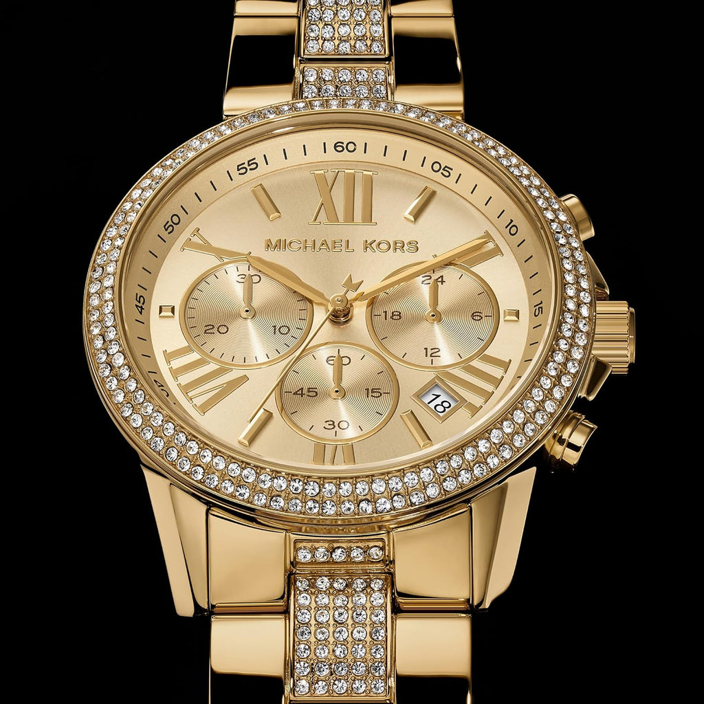 Michael Kors Brynn Women'S Watch, Stainless Steel And Pavé Crystal Watch For Women