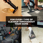 Shark Everymess Ultra-Powerful 3-In-1 Wet Vac, Dry Vac, & Stain Eliminator With Stainforce Technology, Perfect For Homes, Pets, And Cars, 4 Accessories And Cleaning Solution, Gray, Vx101