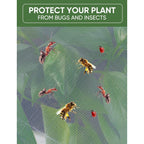 Bird Netting For Garden Protection - 4 Pack Garden Netting Pest Barrier With Drawstring,3.3Ft X 2.7Ft Mosquito Net Tomato Protective Cover Garden Plant Netting For Cicadas Vegetables Blueberry Bushes