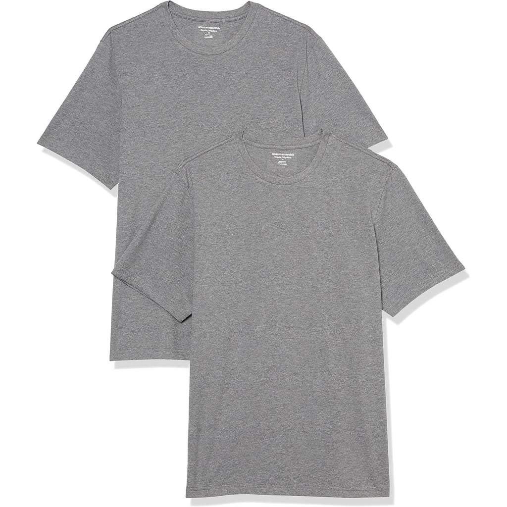 Amazon Essentials Men'S Short-Sleeve Crewneck T-Shirt, Pack Of 2