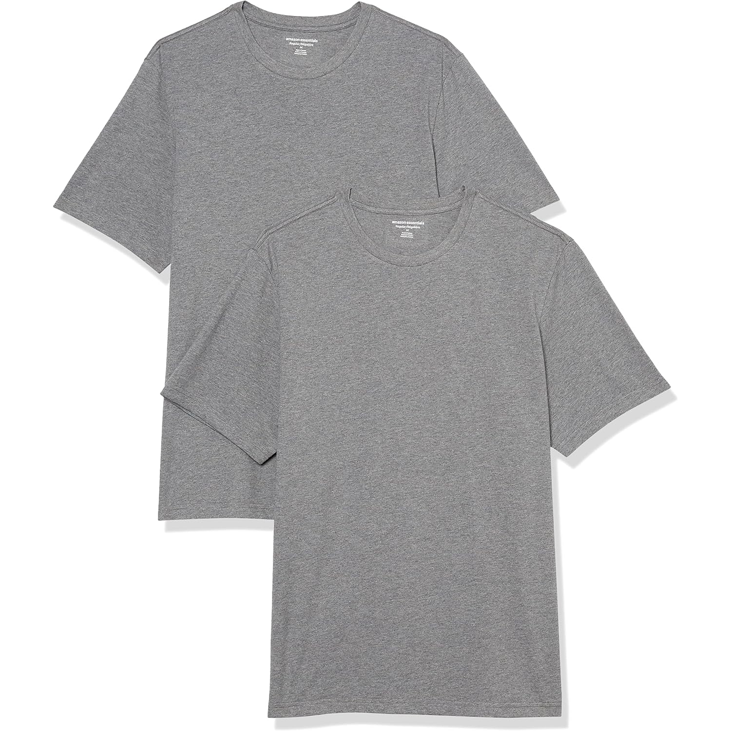 Amazon Essentials Men'S Short-Sleeve Crewneck T-Shirt, Pack Of 2