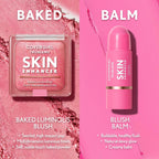 COVERGIRL TruBlend Skin Enhancer Baked Luminous Blush, with Hyaluronic Acid & White Rose Extract, Blends Seamlessly - 430 Berry Punch (Berry with Fuchsia Swirls)
