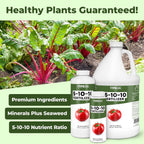 5-10-10 Fertilizer For Plants, Great For Root Vegetables, Tomatoes, And Flowers, Plant Fertilizer By Tps Plant Foods, 8Oz (250Ml)