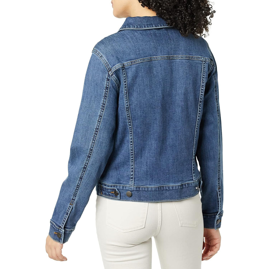 Amazon Essentials Women'S Regular-Fit Denim Jean Jacket (Available In Plus Size)