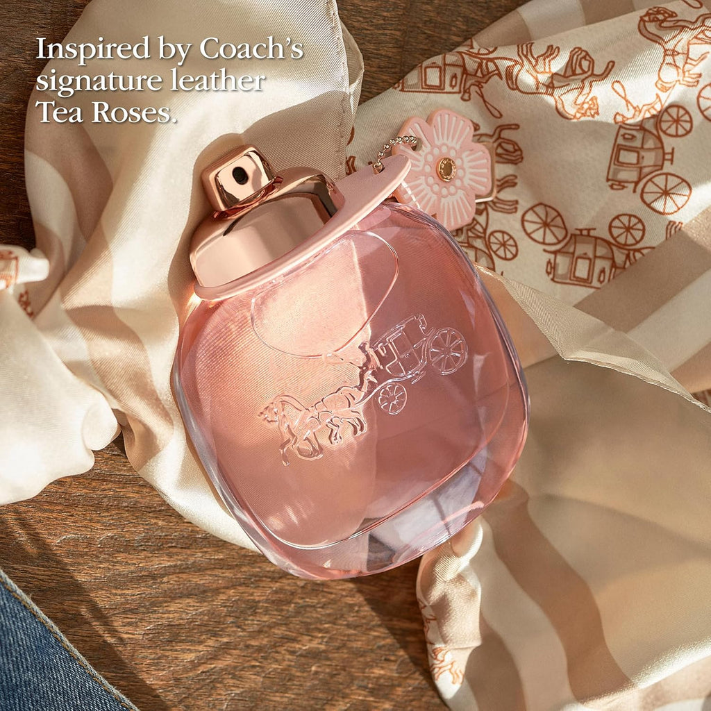 Coach Floral Eau de Parfum - Women's Fragrance - Floral Fruity - With notes of Pineapple Sorbet, Sambac Jasmine & Crystal Musks
