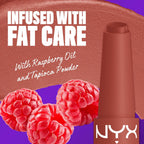 Nyx Professional Makeup Fat Matte Lipstick, Pigmented, Smoothing, & Non-Drying Lip Crayon, Long Lasting Lip Makeup, Vegan & Cruelty Free - Rose Robe (Rose Nude)