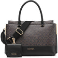 Calvin Klein Women's Bianca Triple Compartment Satchel