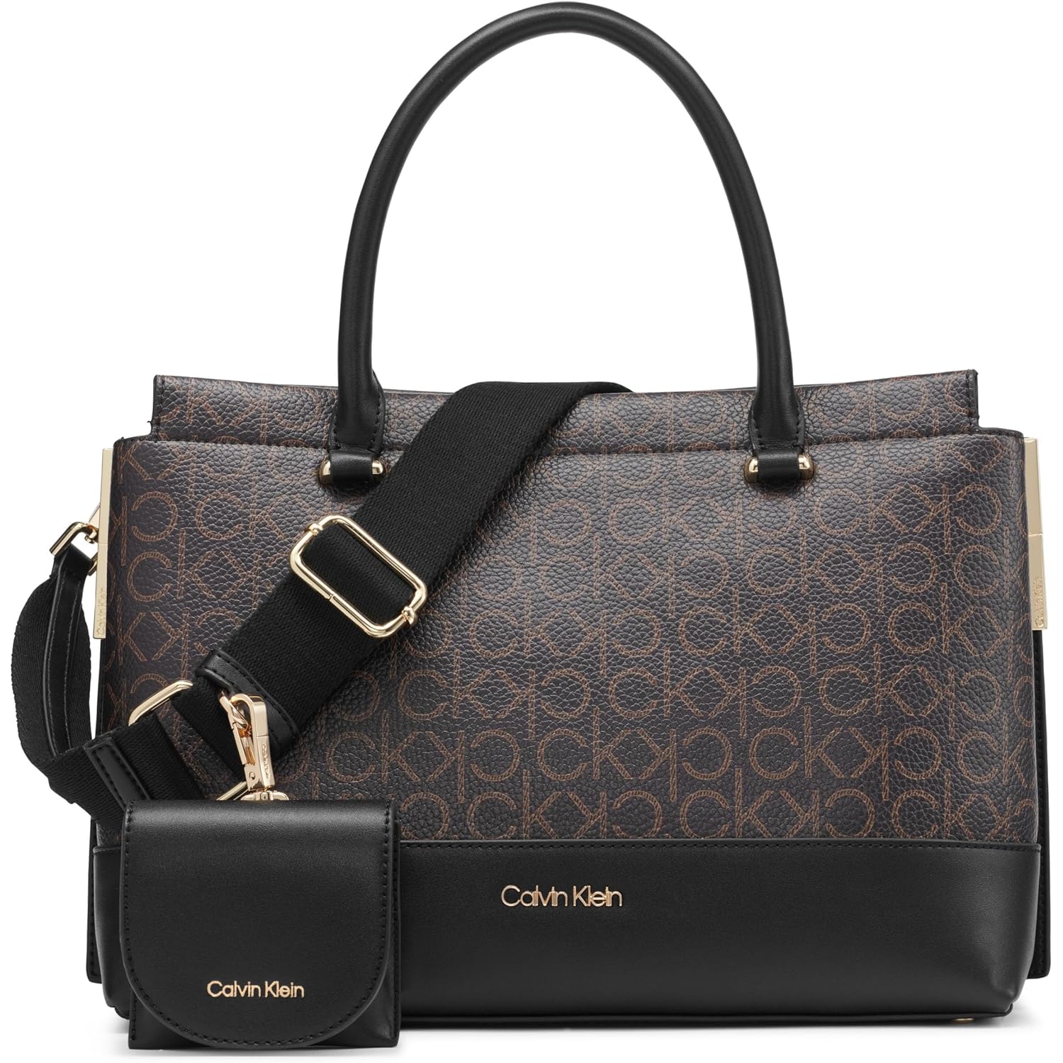 Calvin Klein Women's Bianca Triple Compartment Satchel