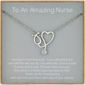 Nurse Appreciation Gifts - Nurses Week Gifts 2026 for Women - Sterling Silver Stethoscope Necklace for Nurse New Nurses Nursing Students Graduation Gift