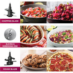 Ninja Food Processor, Professional Plus, 1000 Peak Watts, 4 Functions for Chopping, Slicing, Purees & Dough with 9-Cup Processor Bowl, 3 Blades, Food Chute & Pusher, Grey, BN601