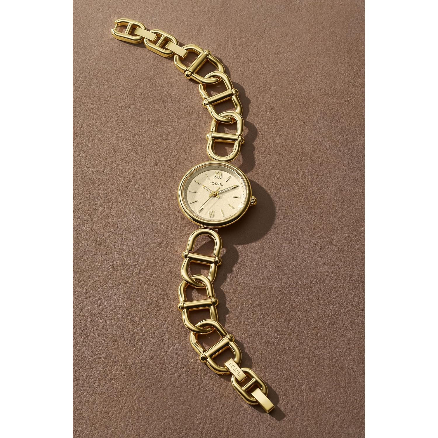 Fossil Women's Watch and Bracelet Set, Carlie Three-Hand Stainless Steel Watch for Women and Bracelet Set