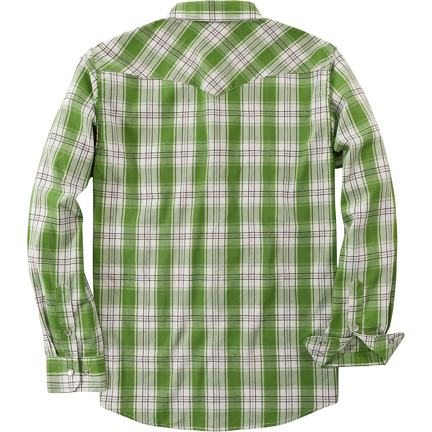 Dubinik® Pearl Snap Shirts For Men Long Sleeve Western Shirt For Men'S Vintage Casual Plaid Cowboy Country Button