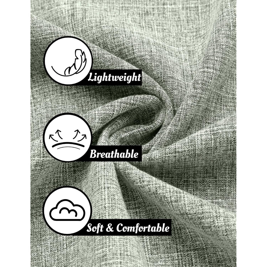Coofandy Men'S Linen Shirts Short Sleeve Casual Shirts Button Down Shirt For Men Beach Summer Wedding Shirt