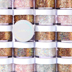 Colourpop Glitterally Obsessed Body Glitter Gel - Multi-Colored Glitter Makeup Made With An Adhesive Gel Formula - Easy To Use & Mess Free - Disco Lady (0.06 Oz)