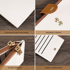Travelambo RFID Wallet Women Bifold Multi Card Wallet Case with Zipper Pocke Credit Card Holder for Women