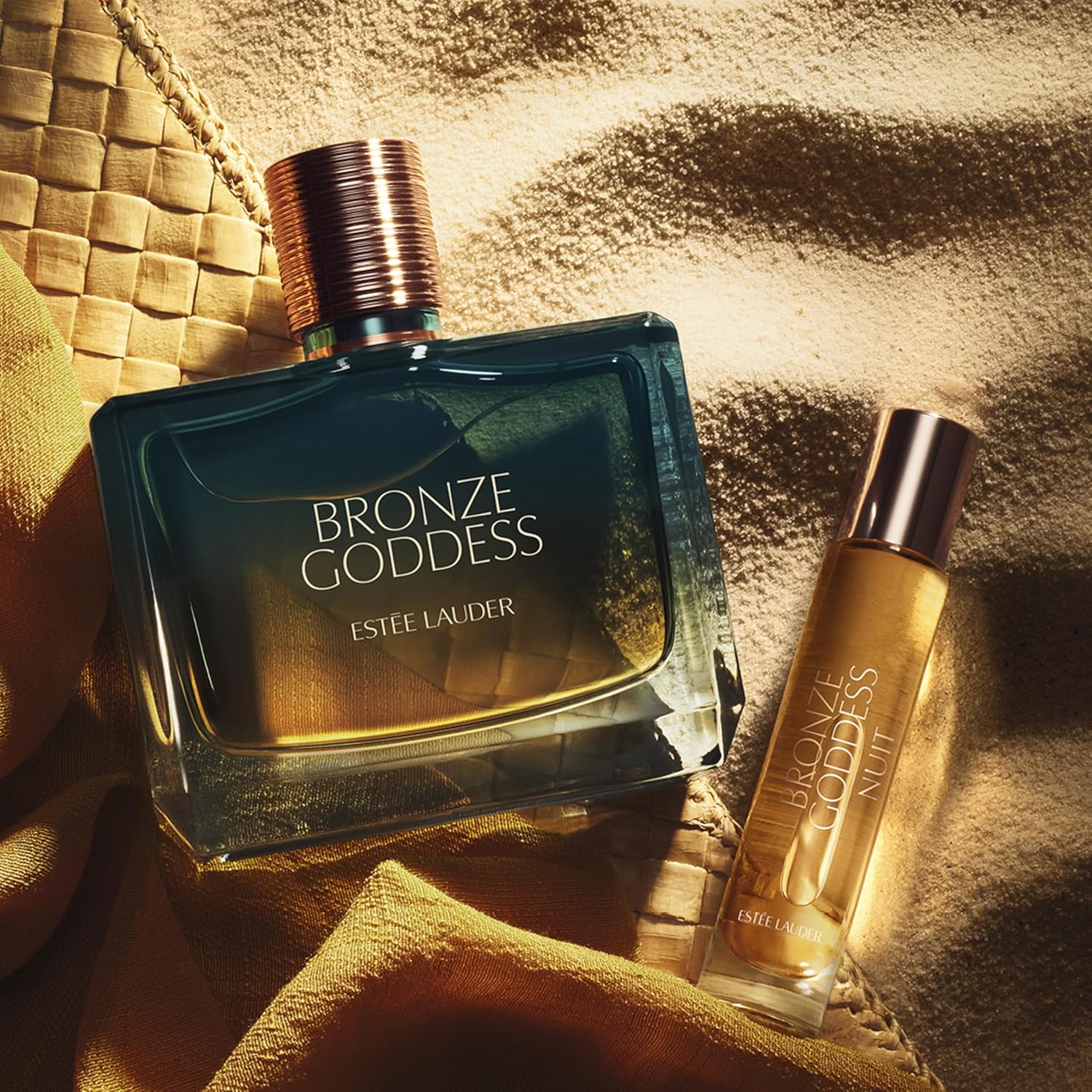 Estée Lauder Bronze Goddess Nuit Eau de Parfum Spray with notes of Ylang Ylang, Jasmine Sambac & Salted Coconut | Perfumes for Women