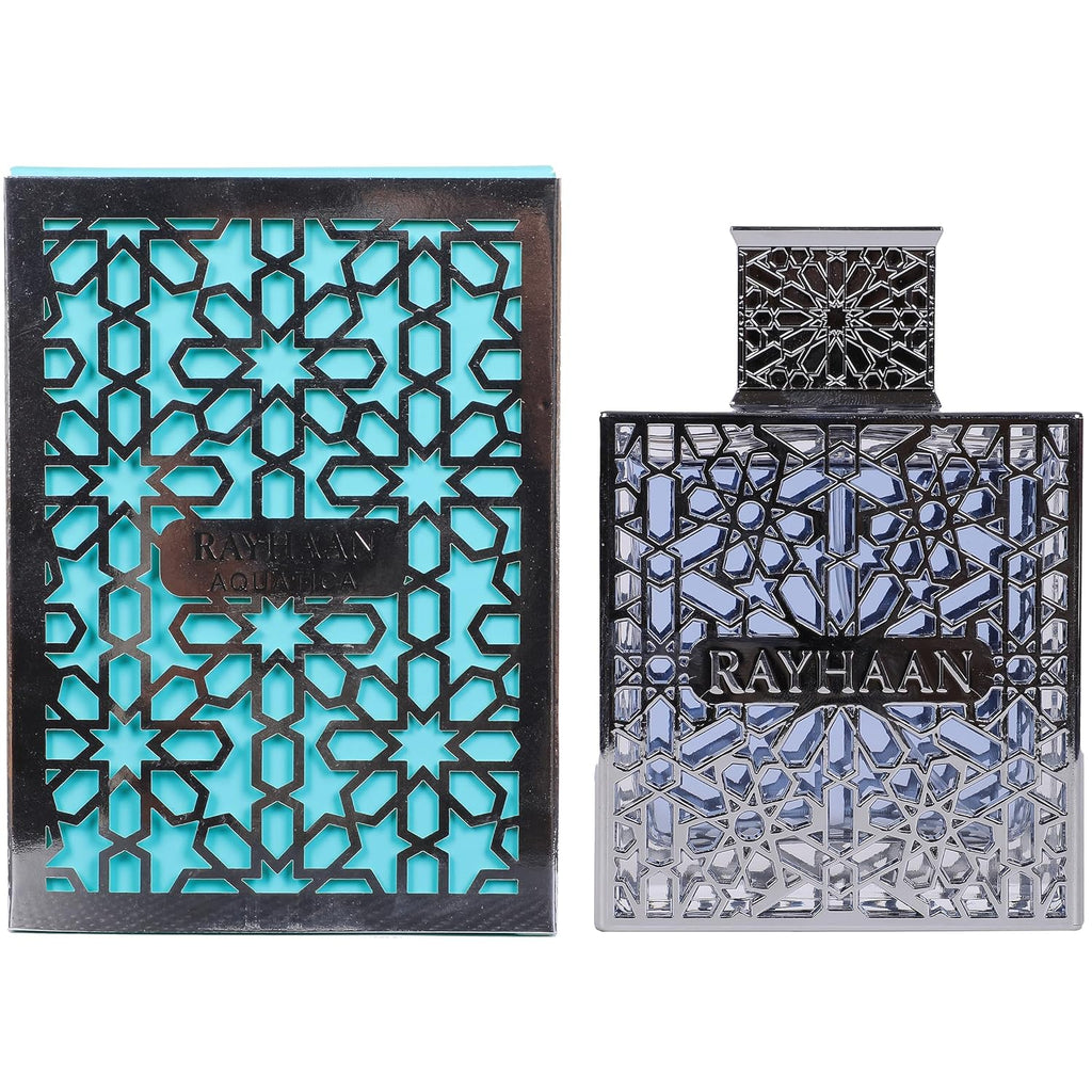 Rayhaan Aquatica – Fresh, Marine, Citrus, Clean – Eau De Parfum-Long-Lasting Fragrance For Men, 3.4 Ounce / 100 Ml