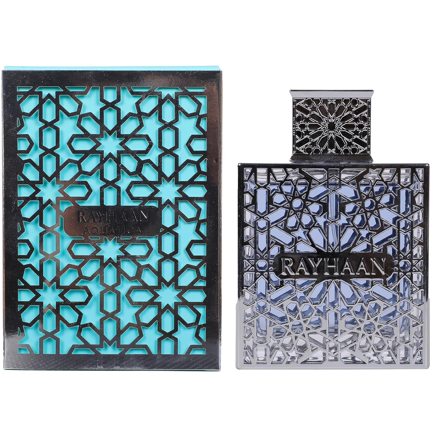 Rayhaan Aquatica – Fresh, Marine, Citrus, Clean – Eau De Parfum-Long-Lasting Fragrance For Men, 3.4 Ounce / 100 Ml
