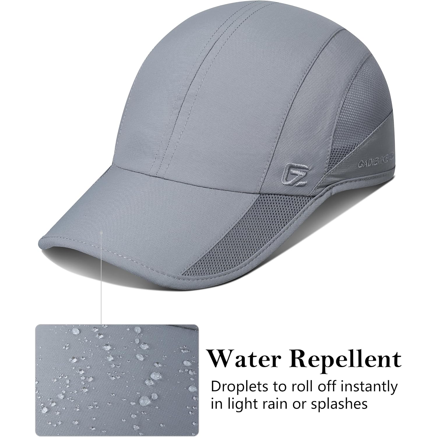 Gadiemkensd Quick Dry Run Hat Cooling Breathable Mesh