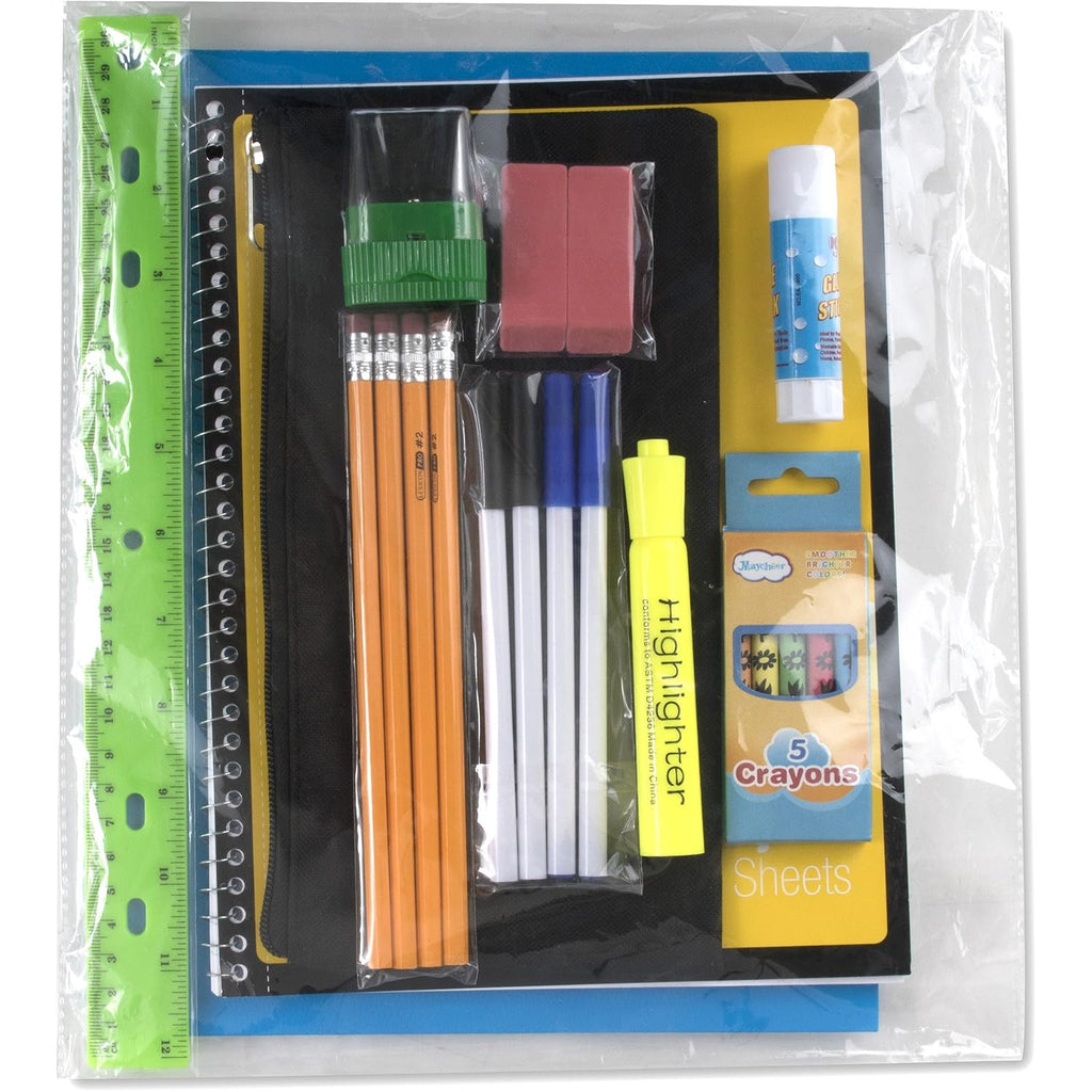 24 Pack Bulk Backpacks With School Supplies For Kids - Trailmaker Wholesale Backpack And School Supplies Kits