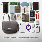 Travelon Anti-Theft Heritage Saddle Crossbody | Anti-Theft